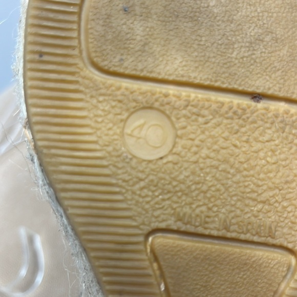 Andre Assous Womens Wedge Sandal Espadrille Size 9.5 Black Suede Reese-A - Picture 10 of 13